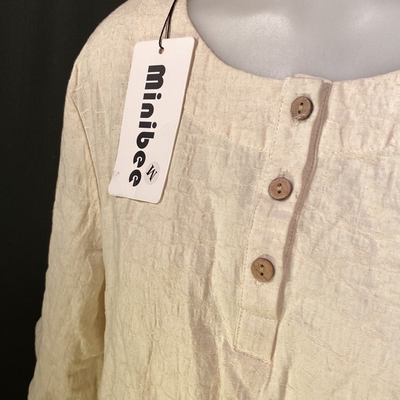 BNWT Minibee linen blouse - Picture 2 of 4